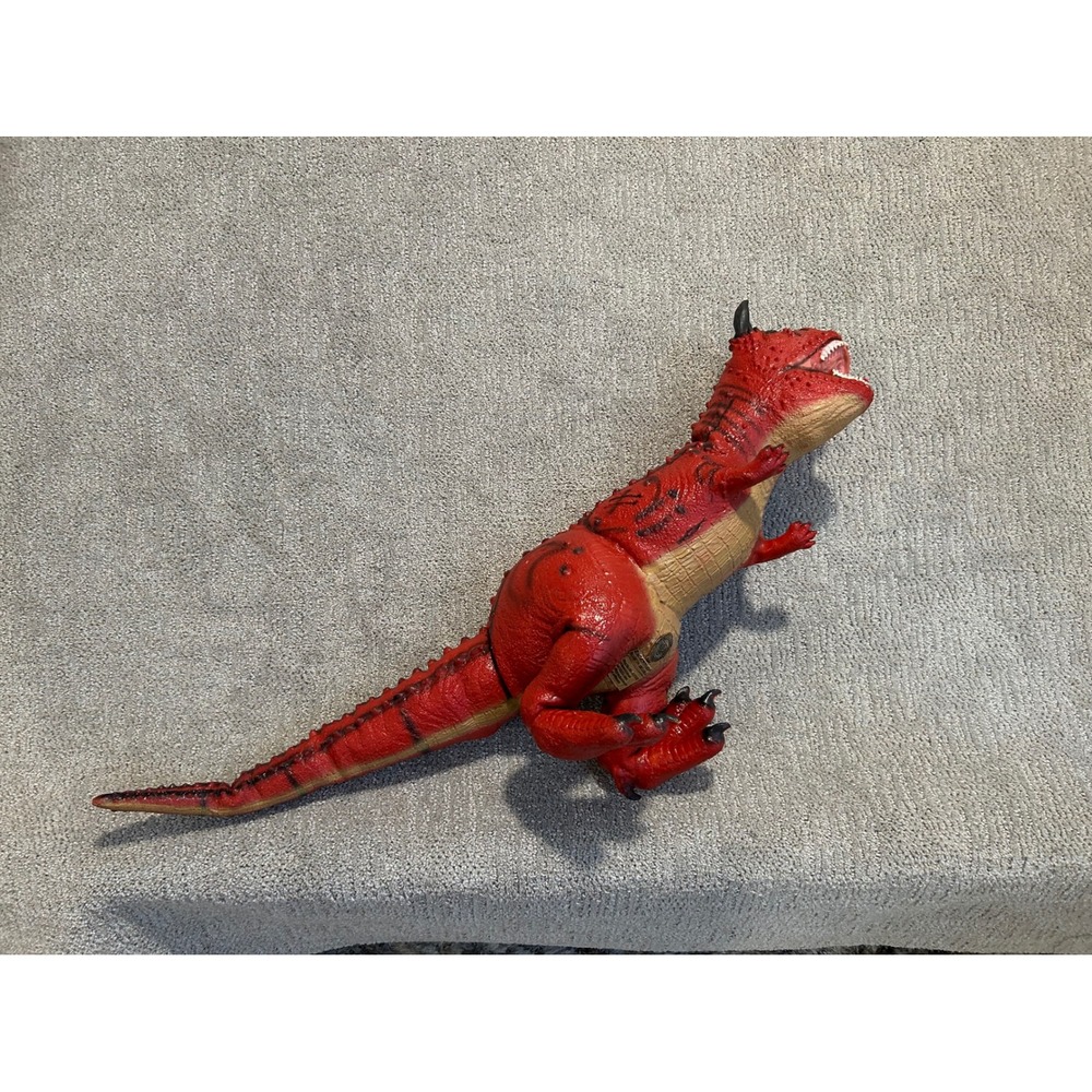 Disney Park DinoLand Red Carnotaurus Dinosaur Ride Toy Figure